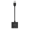 ORICO Zewnętrzna karta dźwiękowa USB-A - 3x mini jack - czarna