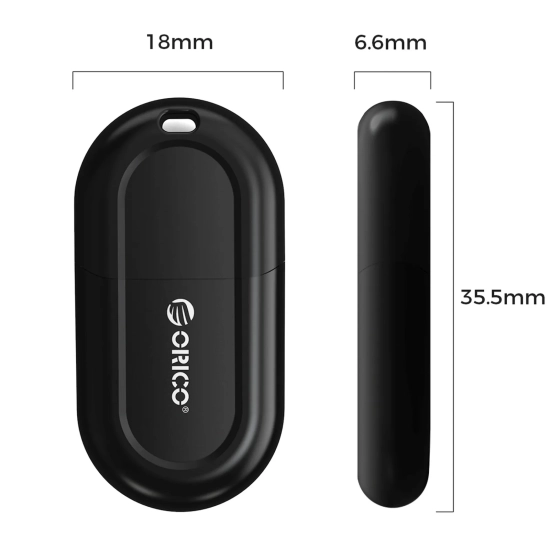 ORICO Adapter Bluetooth 5.3 USB-A - czarny
