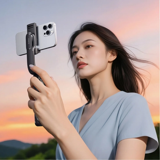 ORICO Selfie stick mini tripod do zdjęć Bluetooth 360 stopni - czarny