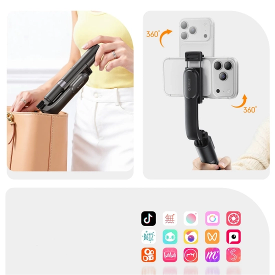 ORICO Selfie stick mini tripod aluminiowy Bluetooth obrót 360 stopni