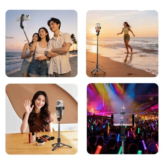 ORICO Selfie stick mini tripod aluminiowy Bluetooth obrót 360 stopni