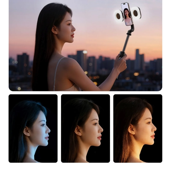 ORICO Selfie stick mini tripod aluminiowy Bluetooth obrót 360 stopni