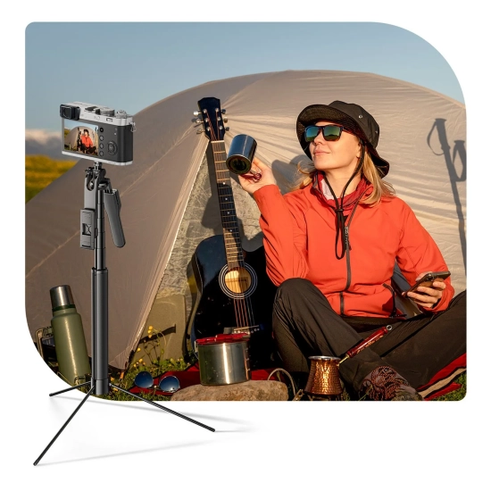 ORICO Selfie stick tripod 1/4'' na telefon kamerę aparat Bluetooth - czarny