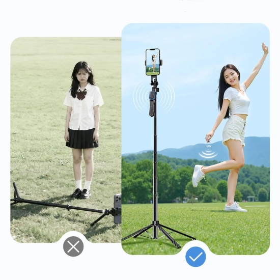 ORICO Selfie stick statyw 1/4'' na telefon kamerę aparat z obrotem 360