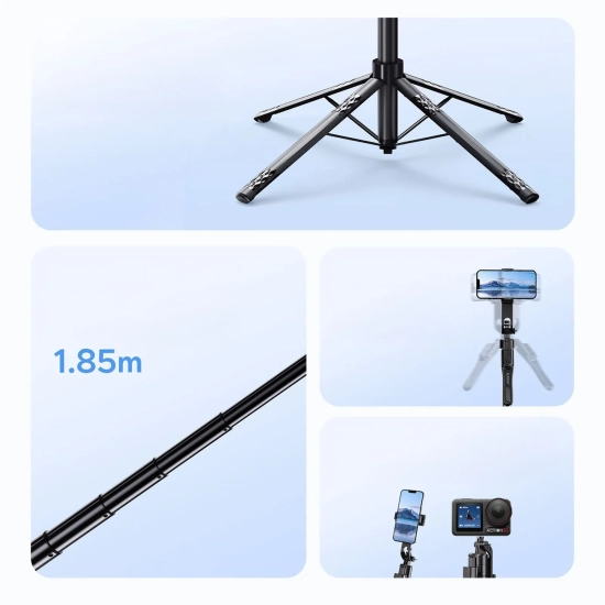 ORICO Selfie stick statyw 1/4'' na telefon kamerę aparat z obrotem 360