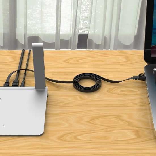 ORICO Kabel sieciowy Ethernet CAT6 1000Mbps RJ45 internetowy LAN płaski 10
