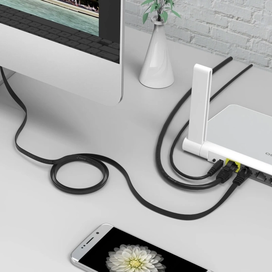 ORICO Kabel sieciowy Ethernet CAT6 1000Mbps RJ45 internetowy LAN płaski 20