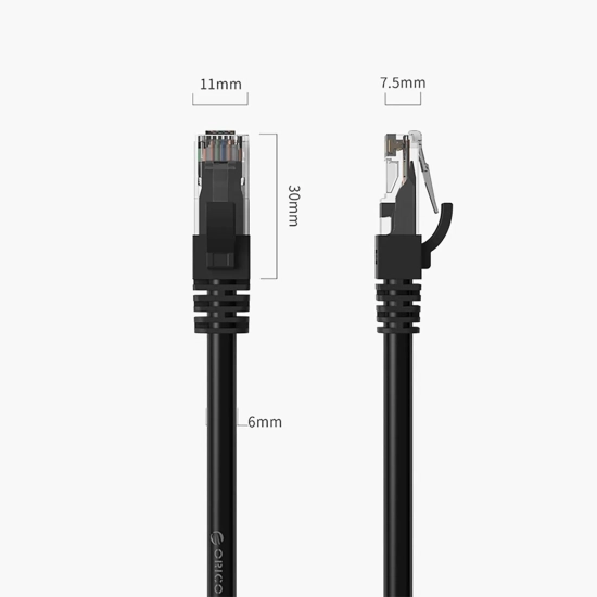 ORICO Kabel sieciowy Ethernet CAT6 1000Mbps RJ45 internetowy LAN okrągły