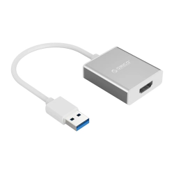 ORICO Adapter przejściówka USB-A - HDMI - srebrna