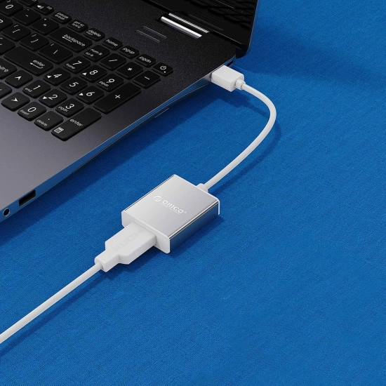 ORICO Adapter przejściówka USB-A - HDMI - srebrna