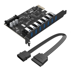 ORICO Karta rozszerzeń PCI-E - 7x USB 3.0 do komputera stacjonarnego