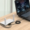 ORICO Kabel sieciowy internetowy okrągły LAN CAT7 10Gbps RJ45 3m - czarny