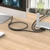 ORICO Kabel sieciowy internetowy okrągły LAN CAT7 10Gbps RJ45 10m - czarny