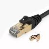 ORICO Kabel sieciowy internetowy okrągły LAN CAT7 10Gbps RJ45 20m - czarny