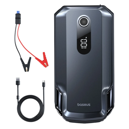 Baseus jump starter 8000A 20000 mAh czarny