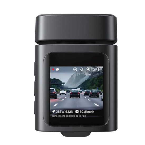 Wideorejestrator kamera samochodowa PrimeTrip VD1 Pro GPS 4K - czarny