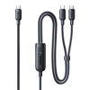 Główne zdjęcie produktu: Kabel Baseus Flash 4 2w1 USB-C–2x USB-C 1,5 m 140 W.