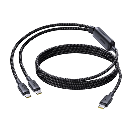 Baseus Kabel Flash 4 2w1 USB-C–2x USB-C 1,5 m 140 W