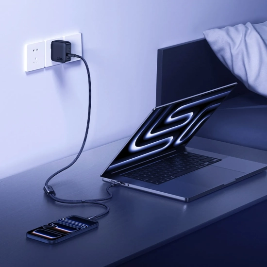 Baseus Kabel Flash 4 2w1 USB-C–2x USB-C 1,5 m 140 W