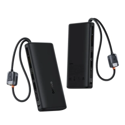 Baseus E0028N03 powerbank 20000mAh 100W czarny — wariant produktu marki Baseus, kolor czarny, pojemność 20000mAh, moc do