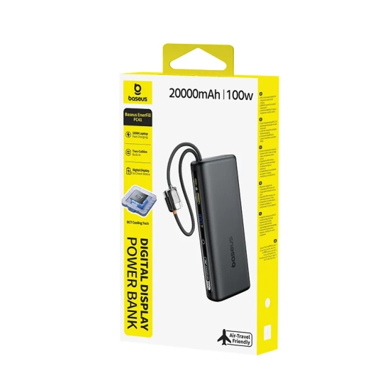 Baseus E0028N03 powerbank 20000 mAh 100 W czarny