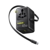Adapter podróżny Baseus PicoGo AG11 45W 6w1 czarny