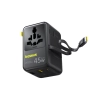 Adapter podróżny Baseus PicoGo AG11 45W 6w1 czarny