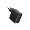 Baseus Ładowarka sieciowa EnerFill FE22 70 W 2x USB-C USB-A czarna
