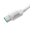 JOYROOM Kabel przewód USB-A - USB-C Lively Series 3A 1.2 m - biały