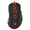 Mysz komputerowa Redragon Origin przewodowa USB, czarno-czerwona, 4000 DPI