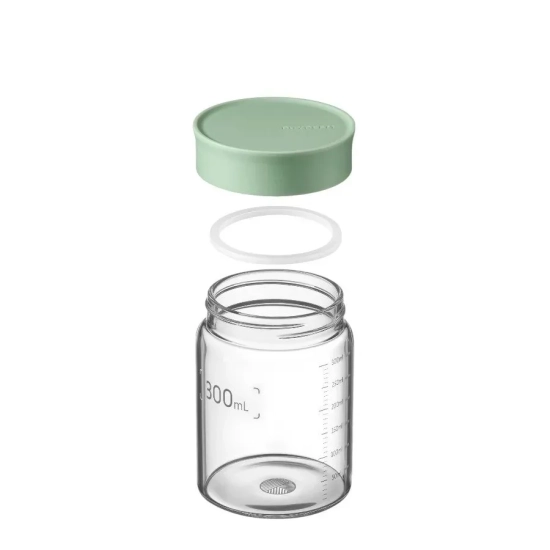 BUYDEEM Słoik szklany CS1002/A1-CG 300 ml zielony