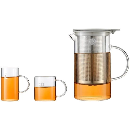 BUYDEEM Szklany dzbanek z zaparzaczem 800ml CD2002/A1