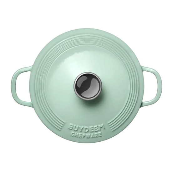 BUYDEEM Garnek żeliwny 2,9 l CP521-CG Cozy Greenish