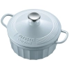 Buydeem Garnek żeliwny emaliowany CP521-WB 2,9 l White/Blue