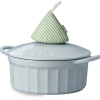 Buydeem Garnek żeliwny emaliowany CP521-WB 2,9 l White/Blue