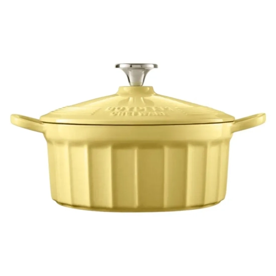 BUYDEEM Emaliowane naczynie żeliwne 29L CP521-MY Mellow Yellow