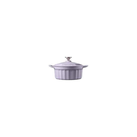 Buydeem Garnek żeliwny emaliowany CP521-PP 2,9 l Petal Purple