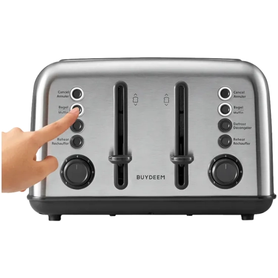 Toster BUYDEEM DT640E DT640E-SS/EU 4 kromki stal nierdzewna