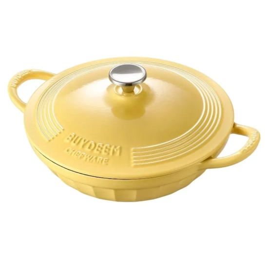 BUYDEEM Garnek żeliwny 3,3 l CP581-MY Mellow Yellow