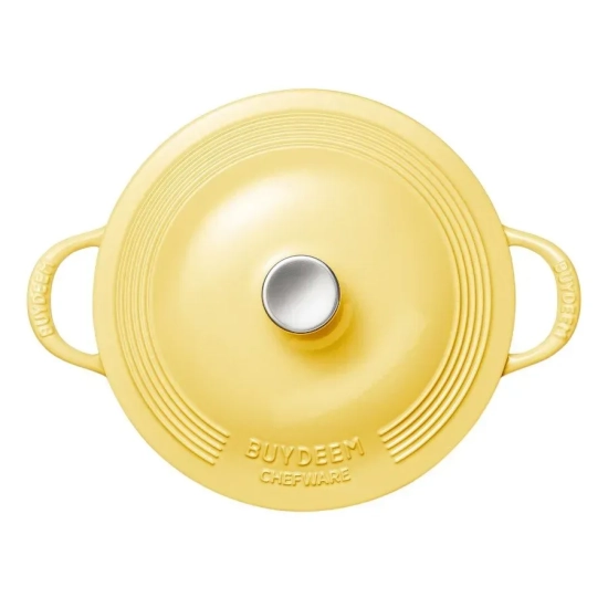 BUYDEEM Garnek żeliwny 3,3 l CP581-MY Mellow Yellow