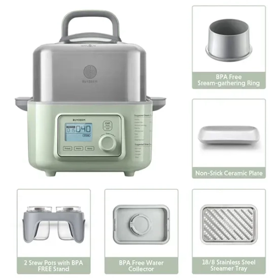 BUYDEEM Parowar 5L G564-CG/EU Cozy Greenish