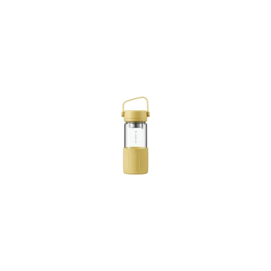 Buydeem Butelka szklana CD1008 350 ml z zaparzaczem Mellow Yellow