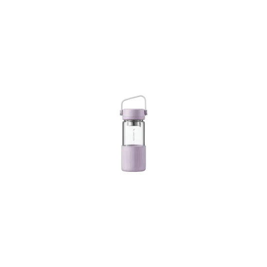 Buydeem Butelka szklana CD1008-PP 350 ml Petal Purple