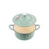 BUYDEEM Emaliowane naczynie żeliwne 39L CP551-CG Cozy Greenish