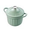 Buydeem Garnek żeliwny emaliowany CP541-CG 1,8 l Cozy Greenish