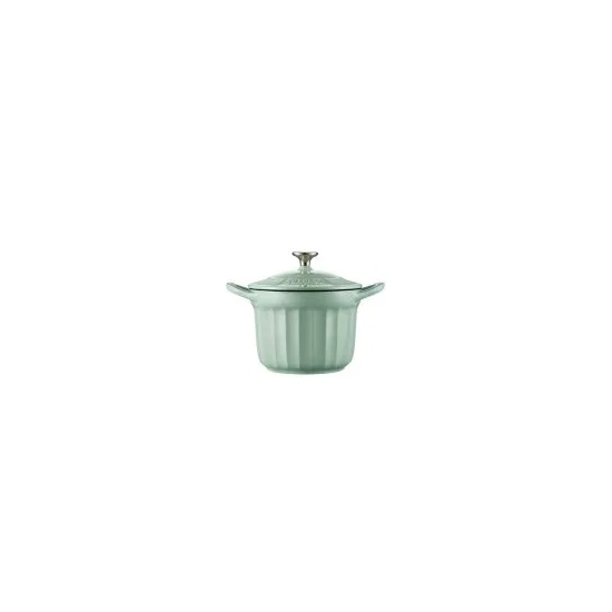 Buydeem Garnek żeliwny emaliowany CP541-CG 1,8 l Cozy Greenish