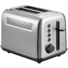 BUYDEEM DT620E DT620E-SS/EU – retro toster na 2 kromki w wariancie Stainless Steel, z pokrętłem i przyciskami funkcyjnym