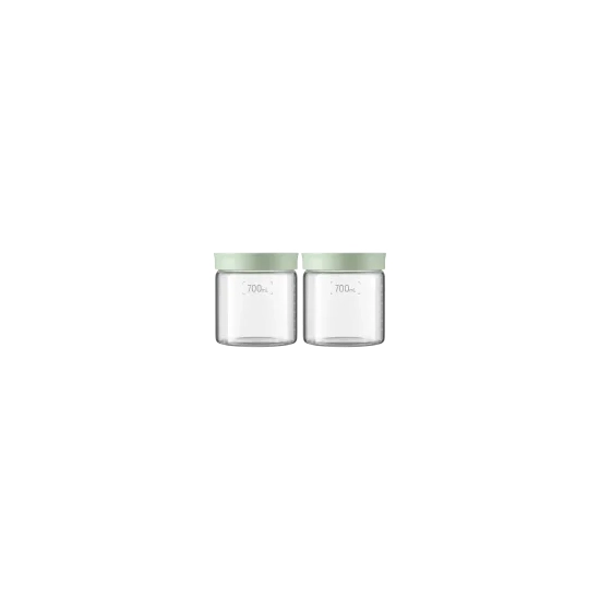 Buydeem Zestaw 2 słoików CS1014-CG 700 ml Cozy Greenish
