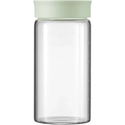 Słoik szklany BUYDEEM CS1015-CG 1200 ml Cozy Greenish – słoik, przezroczyste szkło i pokrywka w kolorze Cozy Greenish.