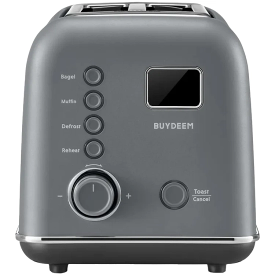 Buydeem Toster DT730E-IG/EU automatyczny 2 kromki szary